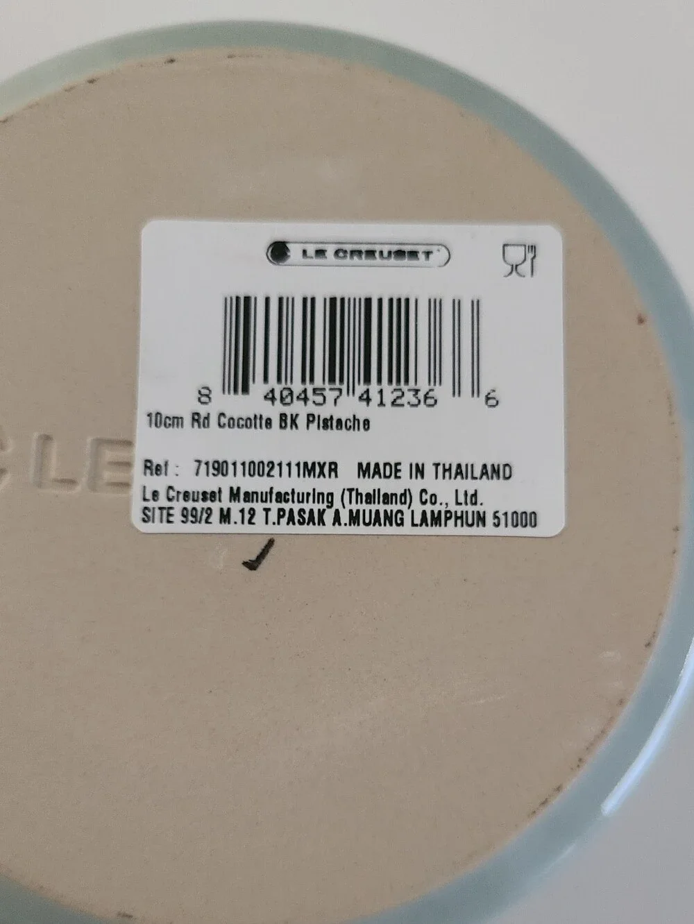 Le Creuset Mini Cocotte Pistache Pistachio 8oz